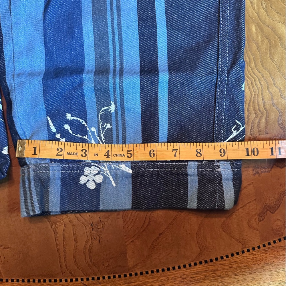 We The Free Cove Crop Pull-on Jeans, Striped, Floral, Boho, Festival, Resort - Picture 12 of 12